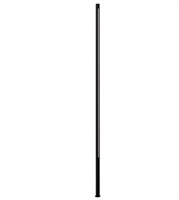 Paletto led da giardino nero opaco 24W 3000K IP65 160cm LINEA picchetto incluso