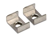 KIT 2 GANCI INOX PER PROFILO AV3115XIAA