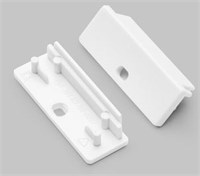 KIT 2 TAPPI BIANCHI CON FORO PER PROFILO AV7019XIAA