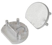 KIT TAPPI DI CHIUSURA PER PROFILO ROTONDO