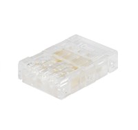 PACK 10PZ - CONNETTORE DI GIUNZIONE TRASPARENTE STRIP SMD RGB 10mm