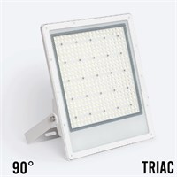 Proiettore slim bianco 150W 3000K IP65 90° 22500Lm IK08 dimmerabile TRIAC