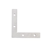 CONNETTORE INOX ANGOLARE 90° PER PROFILO 25X25