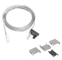 Kit alimentazione+kit 2 tappi neri+ kit 3 clips per profili AV8039WIAA e AV8040NIAA