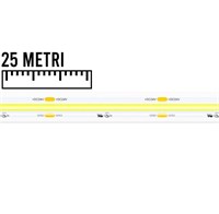 Strip led COB IP67 SOLDERLESS 4000K 10W/mt 24V 8mm 25 METRI