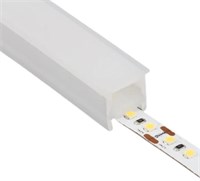 COVER OPACA IN SILICONE DA 20 METRI PER STRIP LED MAX. 12mm 20x16mm