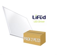 PACK 2 PEZZI Pannello led 60x60cm 40W 4000K 4000Lm DRIVER LIFUD