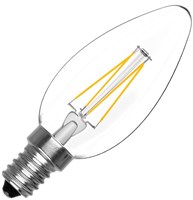 Lampada led E14 C35  4W 220V Dimmerabile TRIAC 2700K