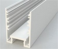 Profilo in alluminio bianco da appoggio componibile 2mt