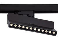 Faretto binario trifase NERO BRIDGELUX 30W 3000K DRIVER LIFUD