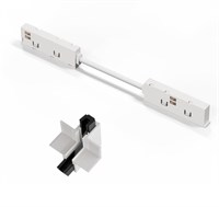 Connettore angolare verticale bianco 90° per binario a 48V cod. AV8128XIAA serie MINI7