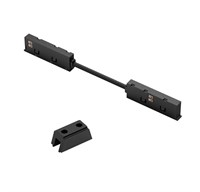 Connettore dritto nero per binario a 48V AV8115XIAA,AV8127XIAA ,AV8133XIAA serie MINI7