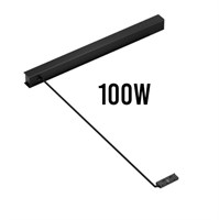 rosone con driver integrato 100W 48V nero per binario AV8133XIAA serie MINI7