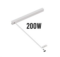 rosone con driver integrato 200W 48V bianco per binario AV8134XIAA serie MINI7