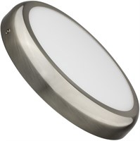 Plafoniera rotonda 24W argento 6000K