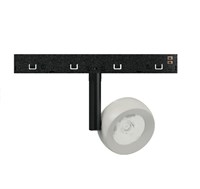 Faretto spot TOR50 binario bianco rotondo 48V 5,6W 3000K 36° Ø50mm DIMMERABILE serie MINI7