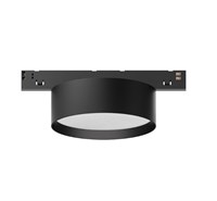 Faretto circolare VENUS binario nero 48V 12W 3000K 75° DIMMERABILE serie MINI7
