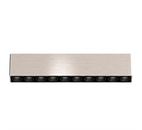 Faretto lineare LOTO binario champagne 10 LED 48V 15W 3000K 38° DIMMERABILE serie MINI7