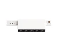 Faretto lineare LOTO binario bianco 5 LED 48V 8W 2700K 38° DIMMERABILE serie MINI7