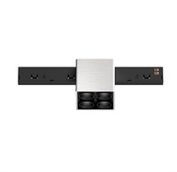 Faretto cubo LOTO binario silver 4 LED 48V 6,5W 2700K 38° DIMMERABILE serie MINI7