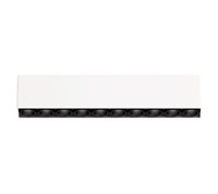Faretto lineare LOTO binario bianco 10 LED 48V 15W 2700K 38° DIMMERABILE serie MINI7