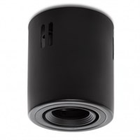 Applique da soffitto nera GU10