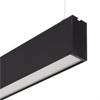 lampada lineare a sospensione nera 36W 220V CCT SELEZIONABILE 120cm