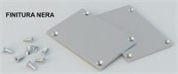 kit 2 tappi neri per profilo AV0149XIAF