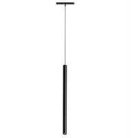 Faretto cilindro sospeso MILO binario nero 48V 6W 3000K DIMMERABILE serie MINI7