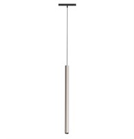 Faretto cilindro sospenso MILO binario champagne 48V 6W 3000K 32° DIMMERABILE serie MINI7