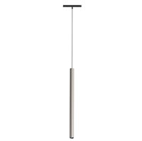 Faretto cilindro sospeso MILO binario acciaio 48V 6W 2700K 32° DIMMERABILE serie MINI7