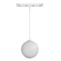 Faretto sfera sospeso MOON binario bianco 48V 5W 2700K 180° DIMMERABILE serie MINI7