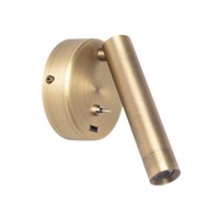 Applique da lettura bronzo 2,5W con interruttore e USB