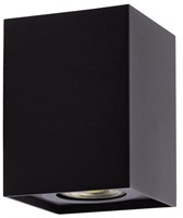 Applique CUBO da soffitto in alluminio nero IP20