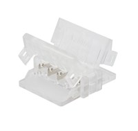 PACK 10PZ - CONNETTORE DI GIUNZIONE TRASPARENTE STRIP SMD RGBW 12mm