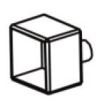TAPPO DI CHIUSURA FINALE PER FLEX NEON LINEAR 1515 (APERTO)