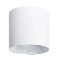 Applique cilindro da soffitto in alluminio bianco 30W CCT 2700K-3000K-4000K Ø160MM
