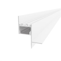 Profilo in alluminio bianco da cartongesso 2mt cover opaca per strip 20mm