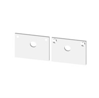 kit 2 tappi bianchi per profilo AV8303XIAA