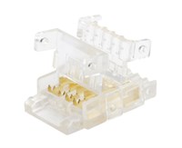 Pacco 10PZ - Connettore di giunzione strip SMD RGBW 10mm INIZIO CAVO-STRIP