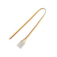 Connettore per strip led COB CCT IP20 da 10mm con cavo l.25cm - Pacco 10PZ