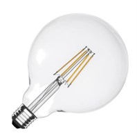 Lampada led E27 G125 a filamento 2700K 6W dimmerabile TRIAC