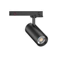 Faretto binario trifase nero 20W-35W ottica zoom 3000K-3500K-4000K CRI90