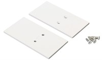 KIT 2 CHIUSURE BIANCHE PER PROFILO AV5206XIAA + AV5203XIAA