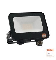 Proiettore Slim nero 10W 5700K led Osram 1100Lm IP65