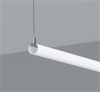 Profilo in alluminio rotondo 3mt +cover opaca &Oslash;30mm da sospensione