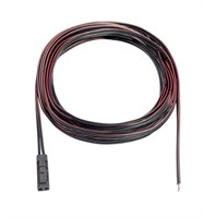 Cavo mini plug nero maschio 2x0,35 L.3mt