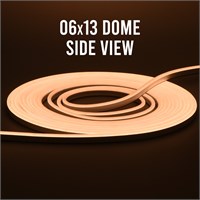 Flex neon 0613 side view 15w/mt 6000k 24v IP65 (ESTRUSO) TAGLIO 1CM L. 5 metri