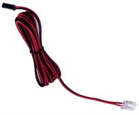 Connettore trasparente per strip 8mm+cavo 180cm mini plug maschio