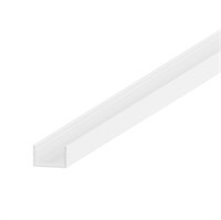 Profilo In Alluminio Da Appoggio Largo Bianco 23X15 2Mt Cover Opaca Per Strip 18Mm